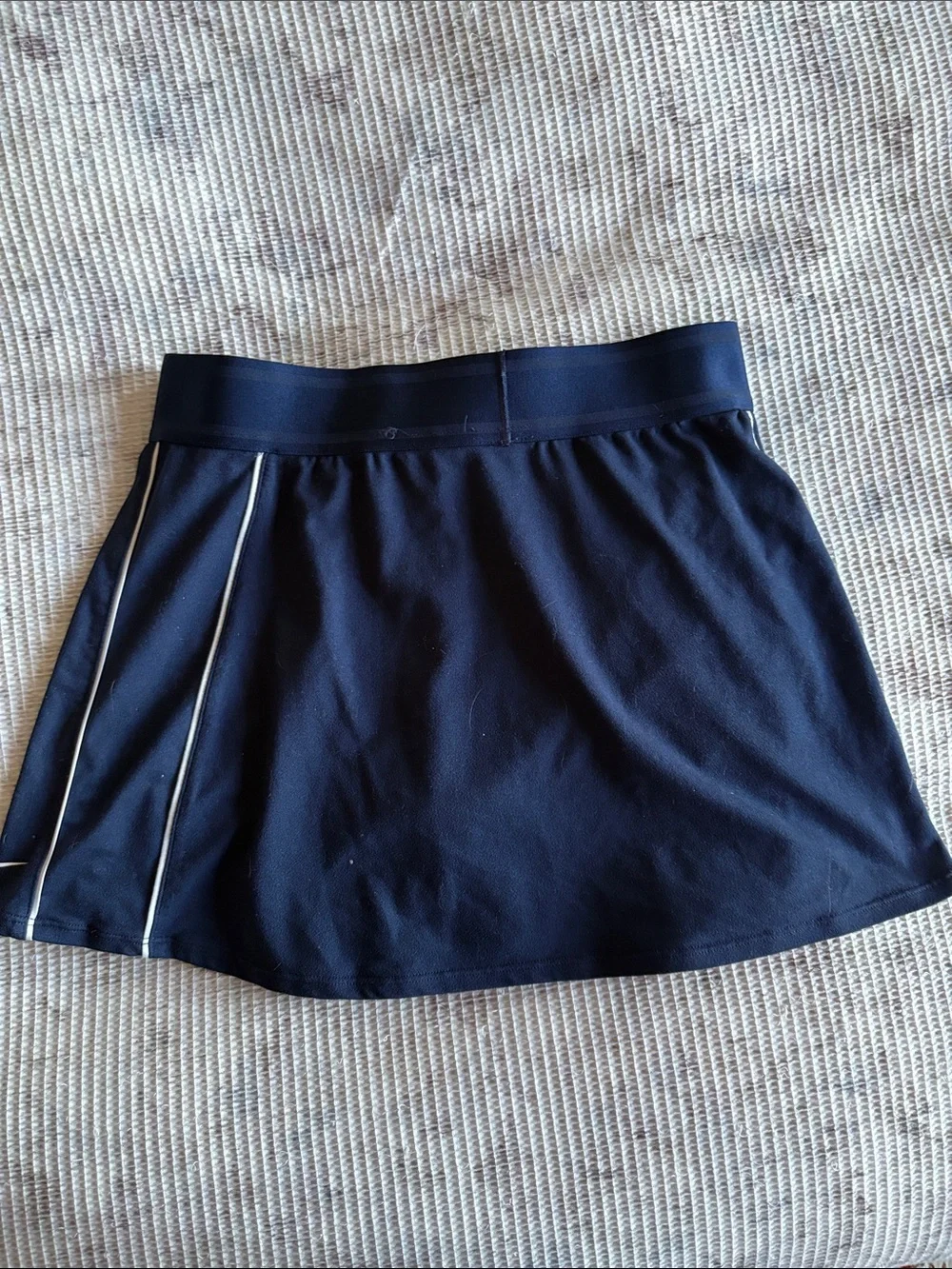 Nike Navy Skort with White Side Piping